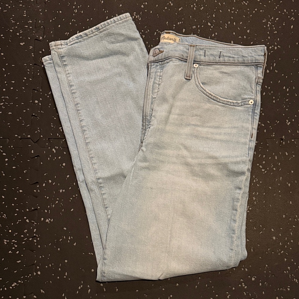 Madewell Women's Soft Blue Straight Leg Jeans